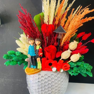 solmayan gül seramik