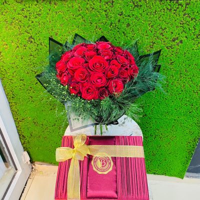 41 adet gül çikolata