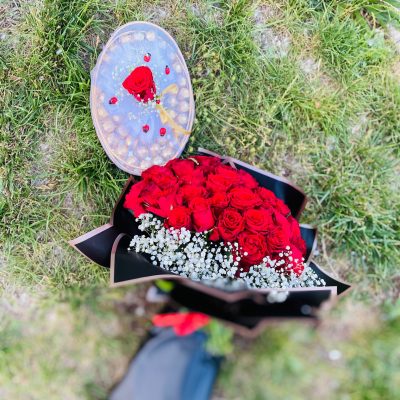 41 adet gül çikolata